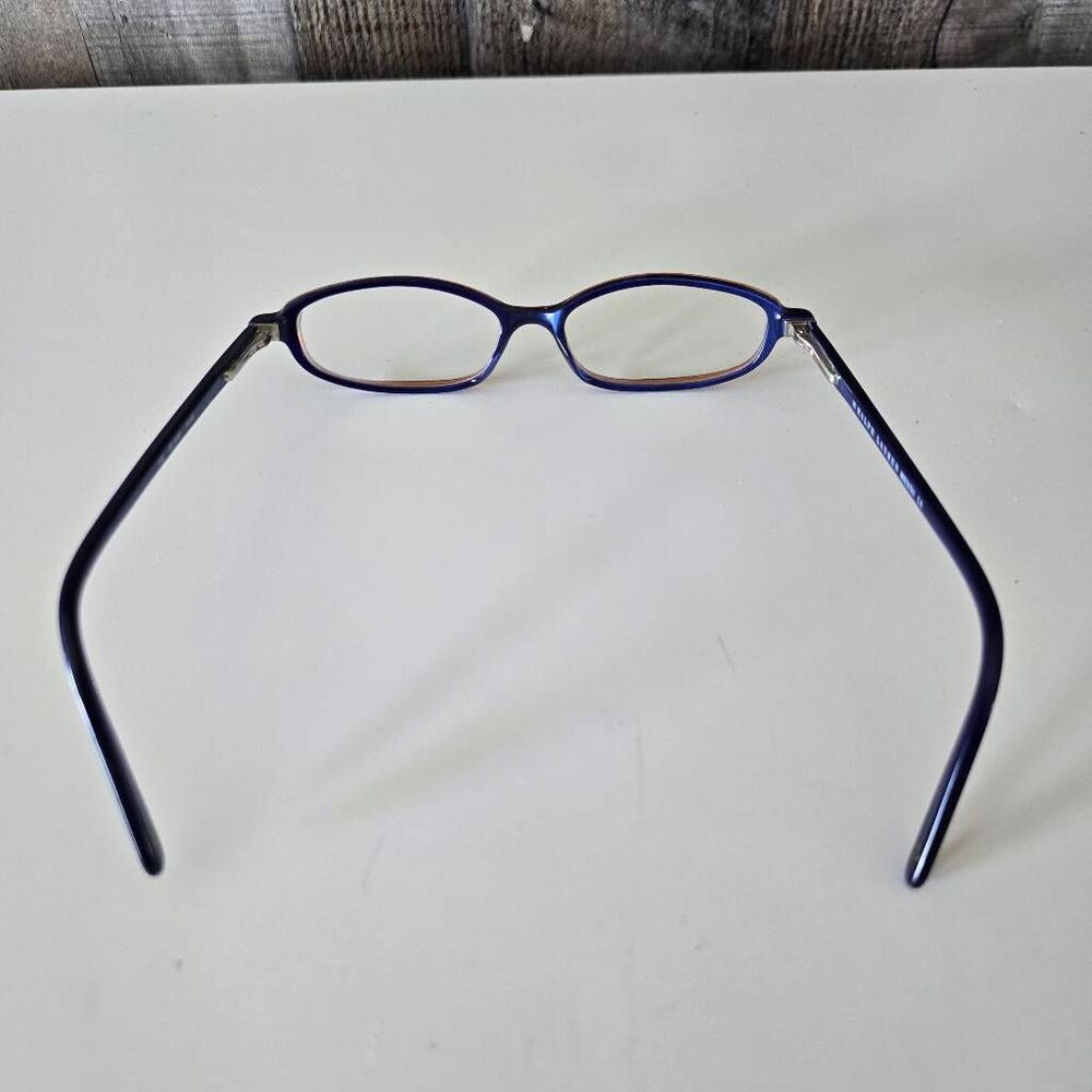 Ralph Lauren 140 rl648 k4w glasses Black Blue Oval Shape - Picture 3 of 5